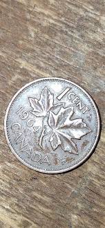 Rare Coin Canada 1964 1 Cent Coin KG | eBay
