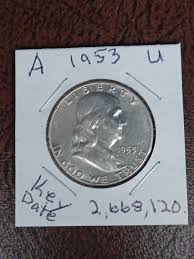1953 Franklin Half Dollar - Etsy