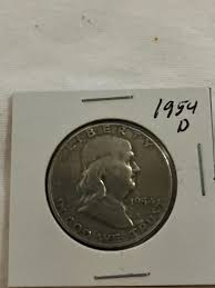 Franklin Half Dollar 1954 D Denver Mint - Etsy