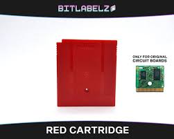 Red Game Boy Replacement Cartridge Shell » Replacement ...