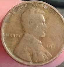 1919 Lincoln Wheat Penny No Mint Obverse Grease In Date | eBay