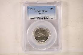 1973 Washington Quarter Pcgs Ms 66