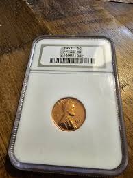 1953 Proof US Lincoln Wheat Cent Penny Pf 66 Red - Etsy