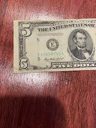 1950A Five Dollar Bill $5 S/N E69538749A C216 | eBay
