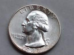 1948 S Uncirculated Washington Quarter. With Toning #J3088 ...