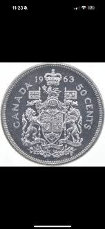 1963 Canadian Silver 50 Cents Half Dollar .800 PL - Etsy