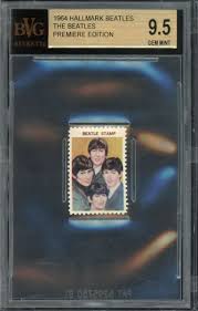1964 Hallmark Beatles Stamps The Beatles BVG 9.5 | eBay