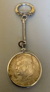 1964 John F. Kennedy JFK USA Half Dollar Key Chain - 90 ...