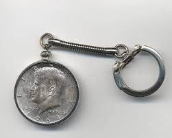 Buy 1964 Kennedy Half Dollar Silver Key Ring Online in India ...