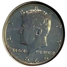 1964 Proof Kennedy Half Dollar. For Sale at Ruby Lane