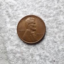 1944 Wheat Penny, No Mint Mark, Vintage Lincoln Copper Penny ...