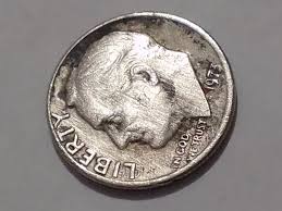 Reflective 1973 Dime No Mint Mark Copper Toning Error On The ...