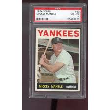1964 Topps #50 Mickey Mantle PSA 4 Graded Baseball Card MLB ...