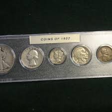 Coins of 1932 Circulated Coin Year Set - Vintage Coin Set ...