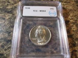 Silver MS 64 Graded 1936 Year Washington Quarters (1932-1998) for sale | eBay
