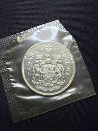 1961 Canadian Silver 50 Cents Half Dollar Cellophane - Etsy Israel