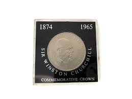 Vintage Winston Churchill Commemorative Crown, 1874-1965 ...