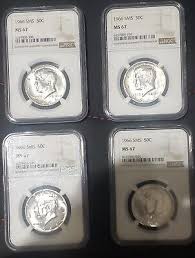 1966 SMS Special Mint Strike Kennedy Half Dollar NGC MS ...