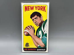 1996 Topps Joe Namath Factory Sealed Rookie Reprint Card ...