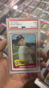 HR Cards on X: "1965 Topps #350 Mickey Mantle Yankees HOF PSA 3 - VG #ad #thehobby https://t.co/oYhNyUYCKe https://t.co/6tHy0RGidV" / X