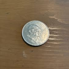 1965 Great Britain Churchill Crown silver COIN CIRCULATED ...