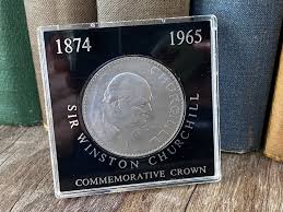 Vintage Winston Churchill Commemorative Crown, 1874-1965 ...