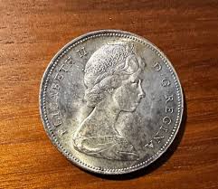 1966 $1 Canada Silver Dollar Canadian Coin | Mercari