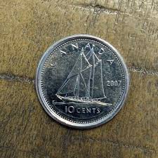 Canadian Dime 10 Cent Coin Year 2007 Exact Coin | eBay