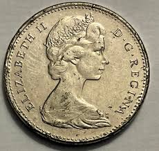 1968 Canada 5 Cents Queen Elizabeth II Coin - Etsy