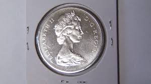 Proof-Like 1965 Canada Voyager Silver Dollar Queen Elizabeth ...