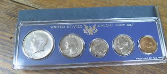 1966 United States Special 5 Coin Mint Set w/Original Box KENNEDY QUARTER DIME | eBay