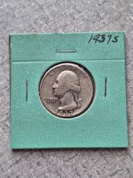 1937s Silver Washington Quarter, VERY RARE DATE - Etsy