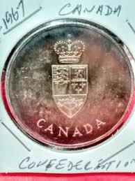 1967 CANADA SILVER MEDAL 1867-1967 ...
