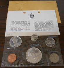 1966 CANADA YEAR SET - 6 COIN - UNCIRCULATED OGP BROWN ...