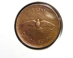 Canada 1 Cent 1867 - 1967 - Rock Dove - - Etsy