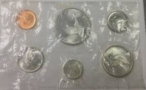A 1967 Canada Collector Coin Set Housed in a Flat Pack ...