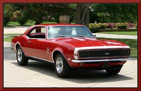 1968 Chevrolet CAMARO SS coupe RED, Toolbox / Man Cave / Refrigerator Magnet | eBay