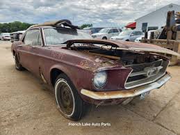 Steering Column Floor Shift Maroon Fits 1967 FORD MUSTANG ...