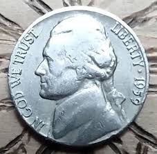 Rare Coin - 1959-D Jefferson Nickel - Etsy