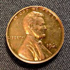 1961 Lincoln Cent Proof. Pretty Color! ENN Coins | eBay