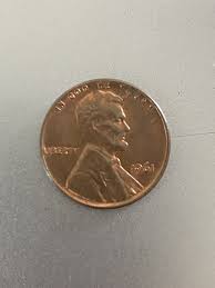 1961 LINCOLN MEMORIAL PENNY RIM ERROR NO MINT MARK----- NICE ...