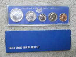 1966 United States Special Mint Set, 5 Coins, Original ...