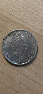 Rare Queen Elizabeth II UK 1992 10 Pence Piece Old - Etsy