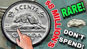 TOP 10 RARE CANADA 5 CENTS COINS WORTH BIG MONEY - VALUABLE 5 CENTS COINS IN YOUR POCKET CHANGE! - YouTube