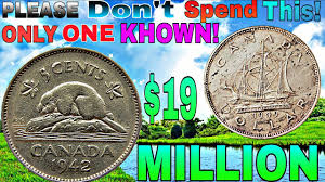 Top 3 Most Expensive Canadian 5 Cents and 10 Cents Coins | Rare Old Coins Worth Fortune! - YouTube