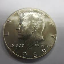 1969 D KENNEDY SILVER HALF DOLLAR | eBay