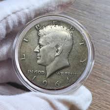 1964 Kennedy Half Dollar Coin – Silver Plated US Coin ...