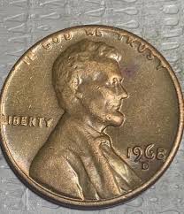 1968 LINCOLN D Penny with Error on Top Rim and "L" in Liberty on Edge Plus More $377.88 - PicClick CA
