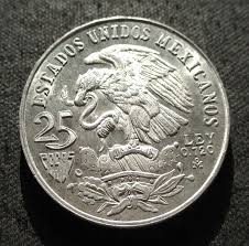 BIG COMMEMORATIVE SILVER 25 PESOS 1968 COIN OF MEXICO SUMMER ...