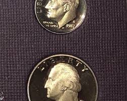 1987 United States of America Proof Set - Etsy